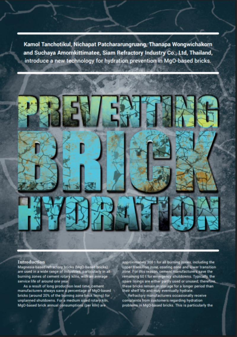 PREVENTING BRICK HYDRATION (WORLD CEMENT MAGAZINE)